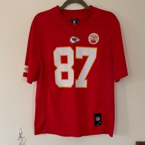 NFL Kansas City Chiefs Red Youth Jersey #87 with White & Gold Accents